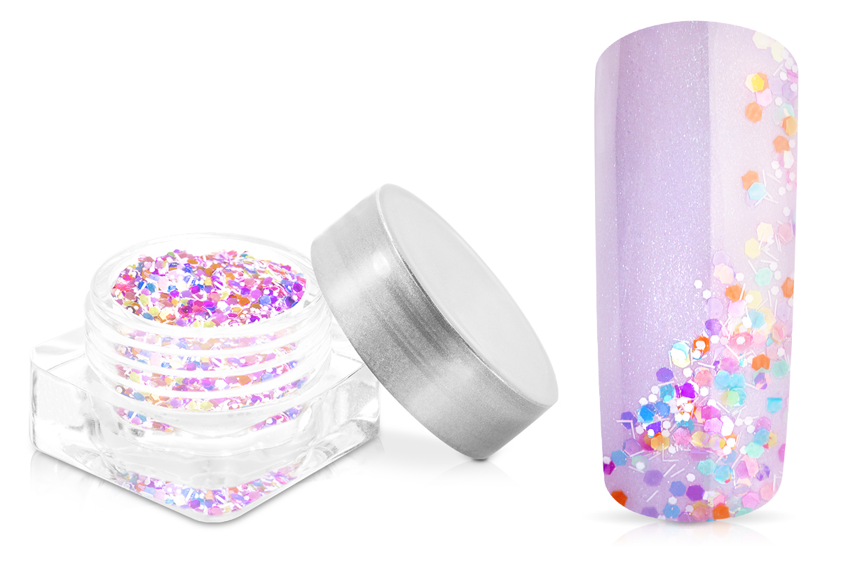 Jolifin Confetti Glitter - pastel-mix