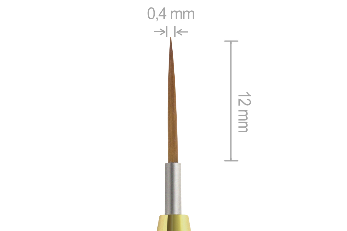 Jolifin LAVENI Pearly Brush - super fineliner long