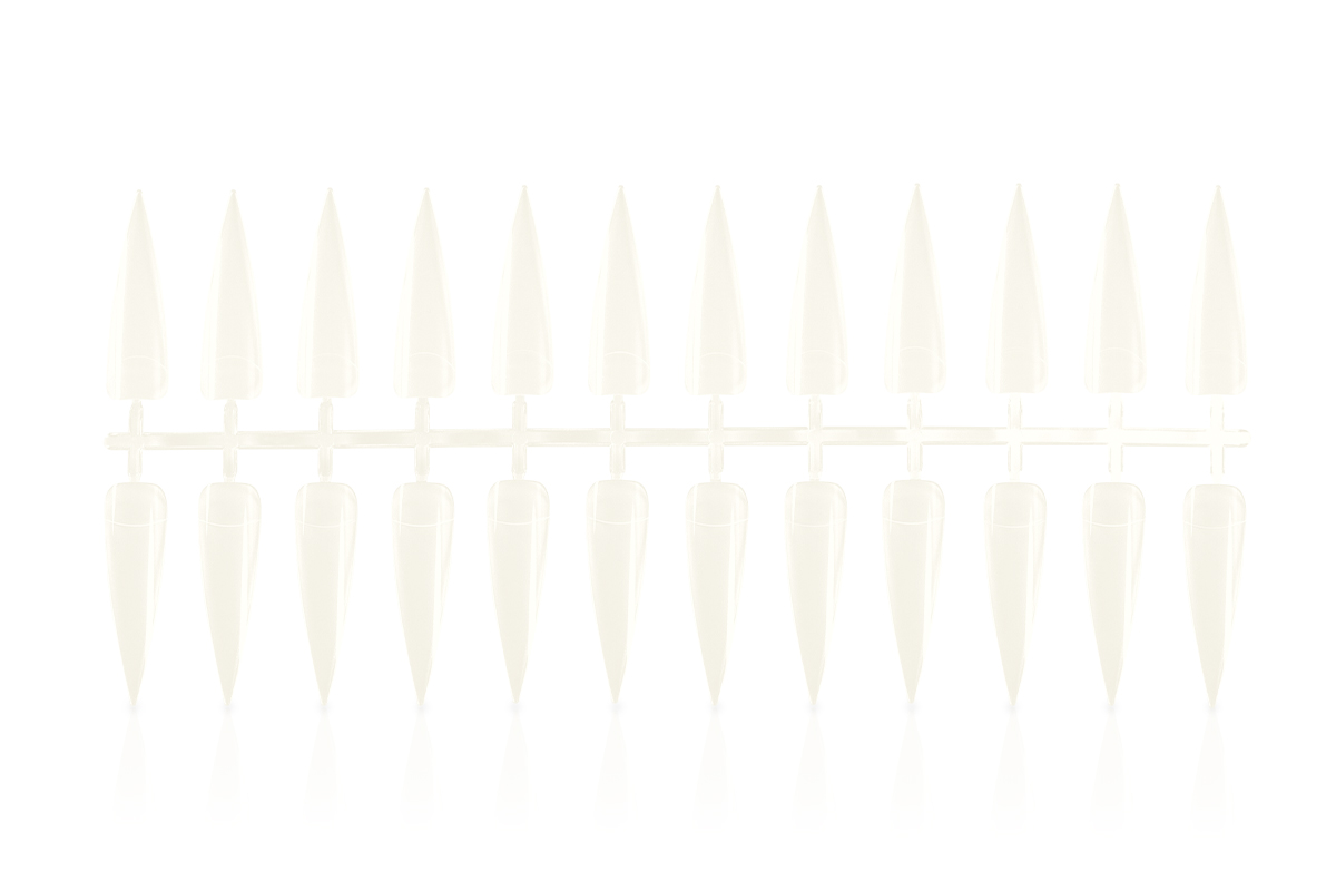 Jolifin Stiletto Presentation Tips One-Size - nature 120pcs.