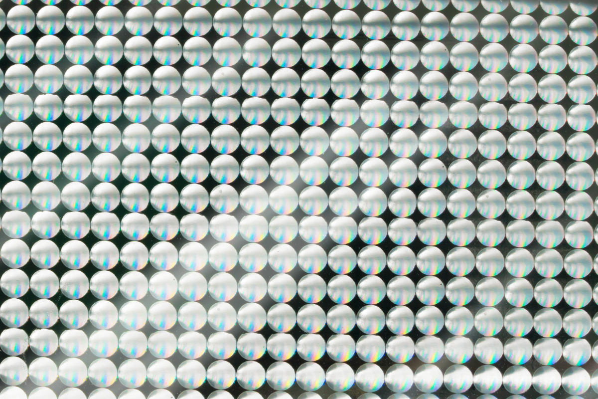 Jolifin Transfer Nail Foil XL - hologram silver circle