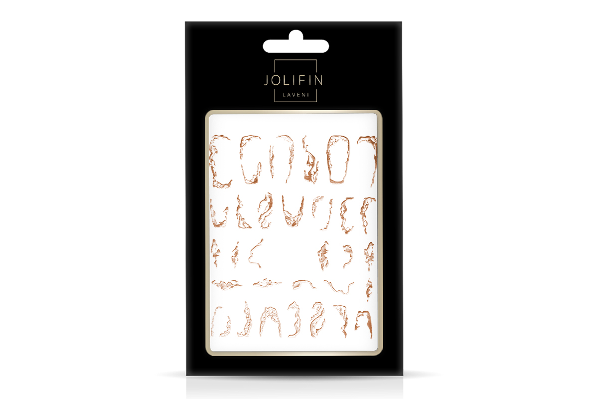 Jolifin LAVENI XL Sticker - rosé-gold Nr. 10