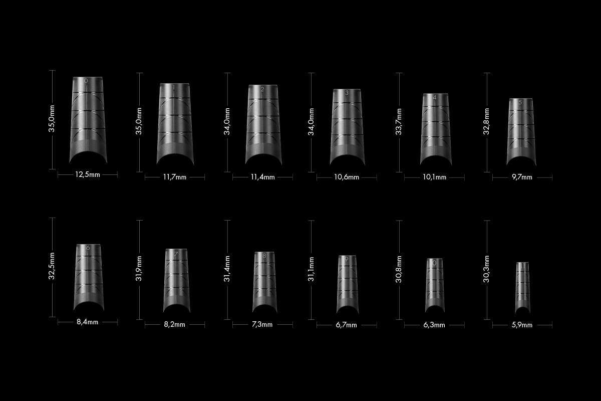 Jolifin 160er Tipbox - XL Square Slim mit Hilfslinien