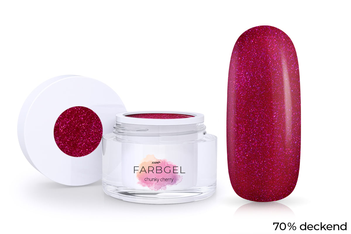 Jolifin Farbgel chunky cherry 5ml