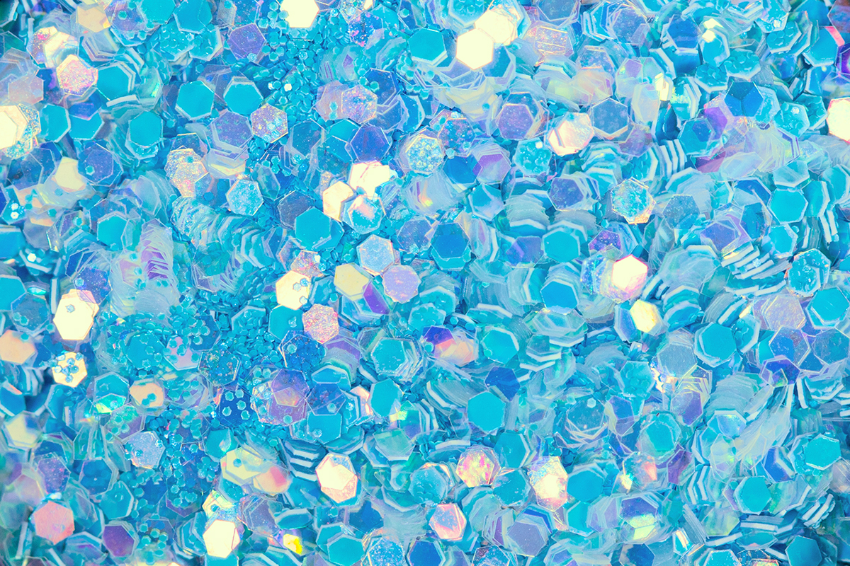 Jolifin LAVENI Mermaid Pastel Glitter - ocean