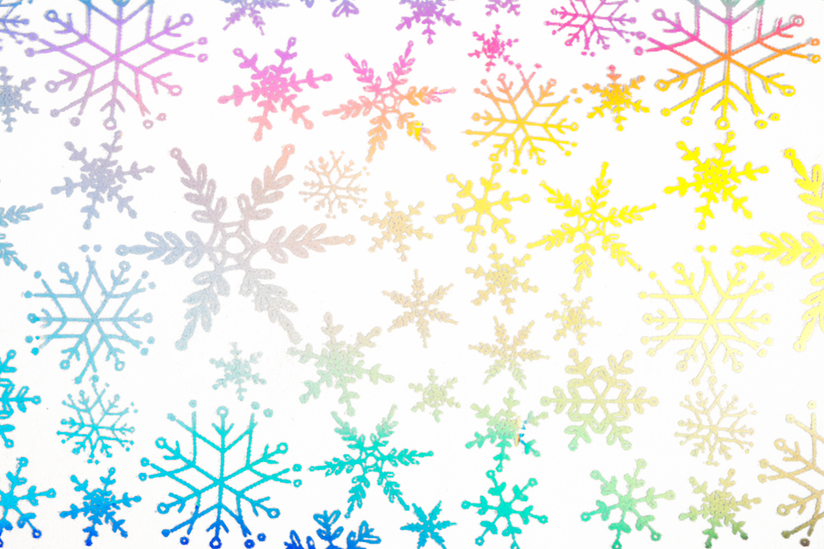 Jolifin Transfer Nail Foil XL - silver snow