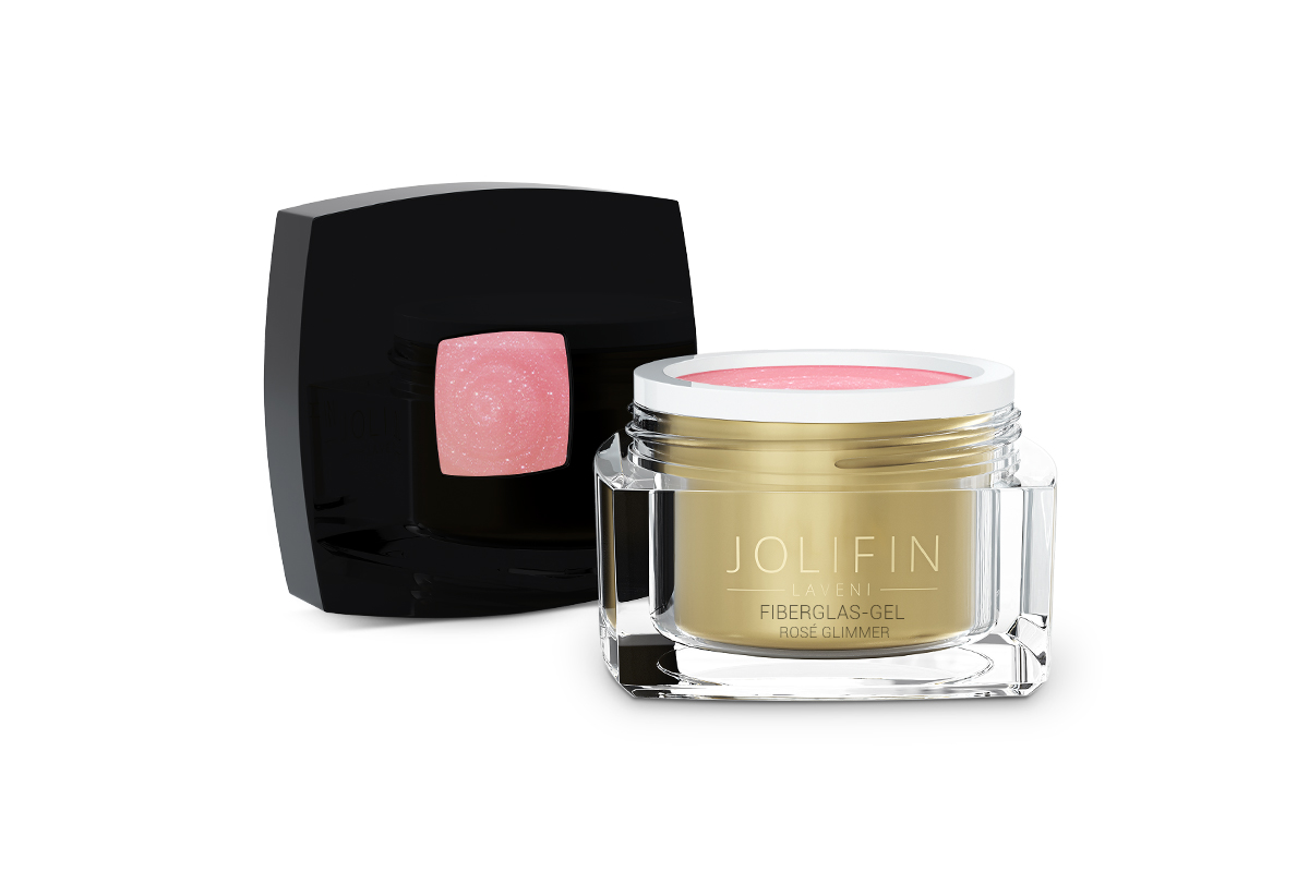 Jolifin LAVENI - Fibreglass gel rosé mica 5ml