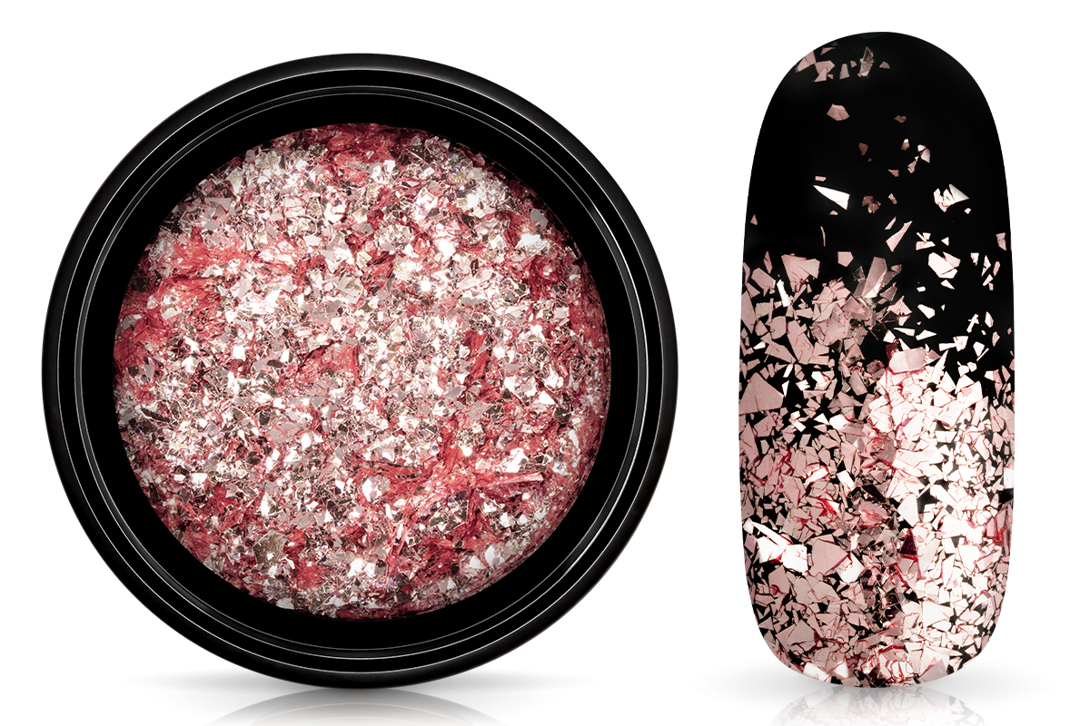 Jolifin Mini Soft Foil Flakes - rose gold