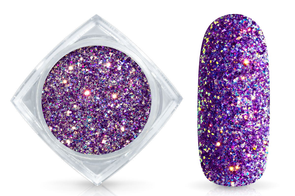 Jolifin Glitterpowder - hologram purpure