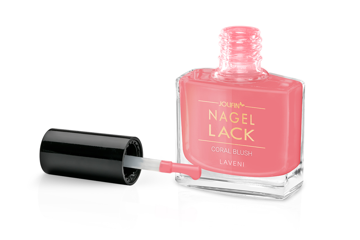 Jolifin LAVENI Nail Polish - coral blush 9ml