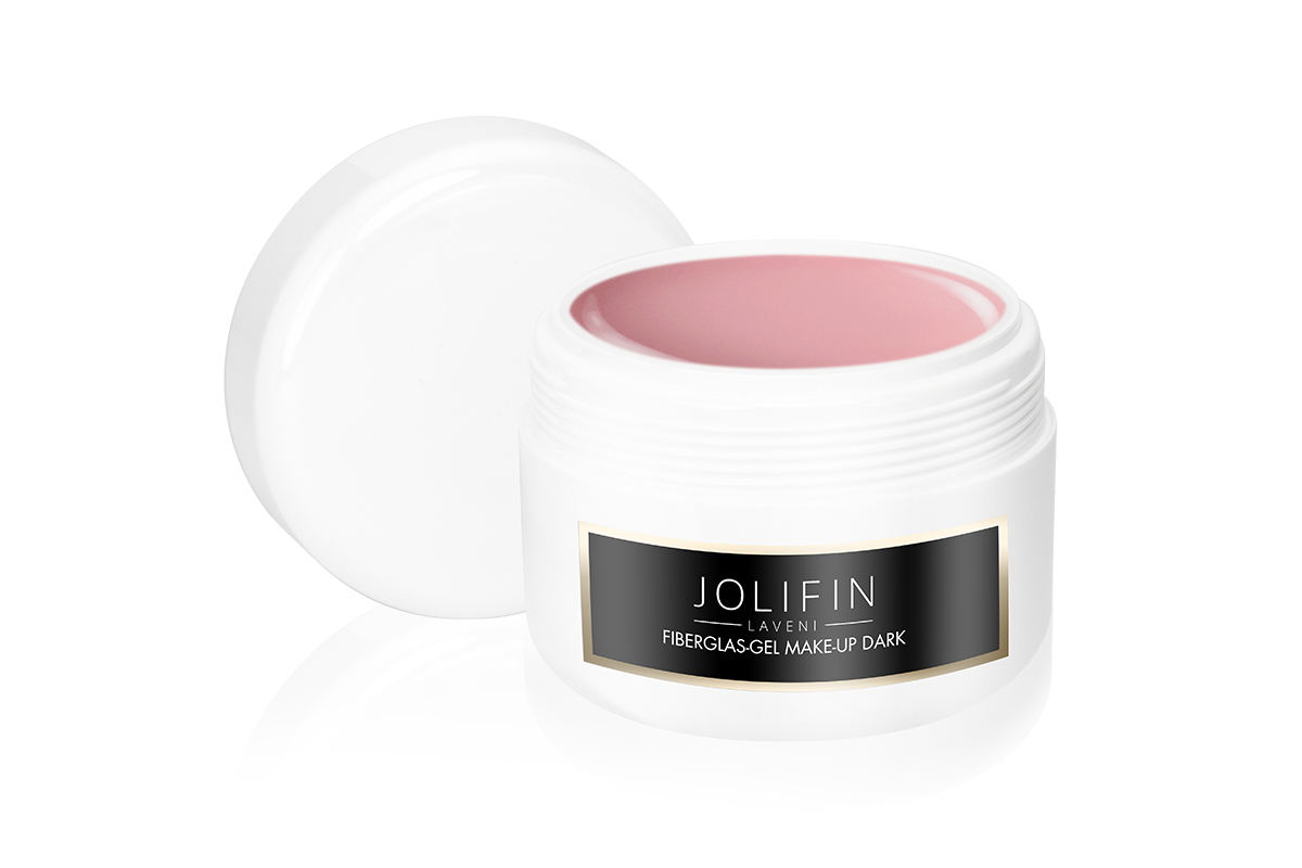 Jolifin LAVENI Refill - Fibreglass gel make-up dark 250ml