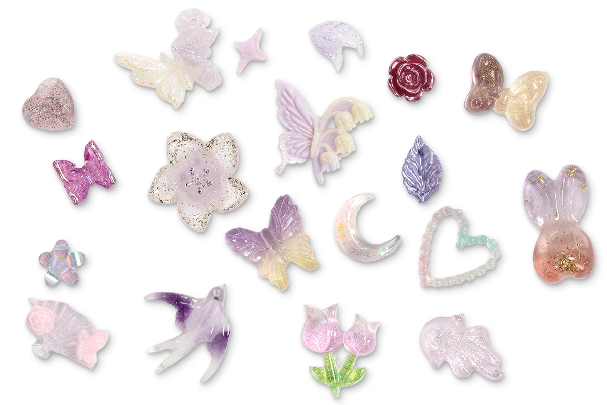Jolifin Overlay Mix - pastell-purple 40Stk.