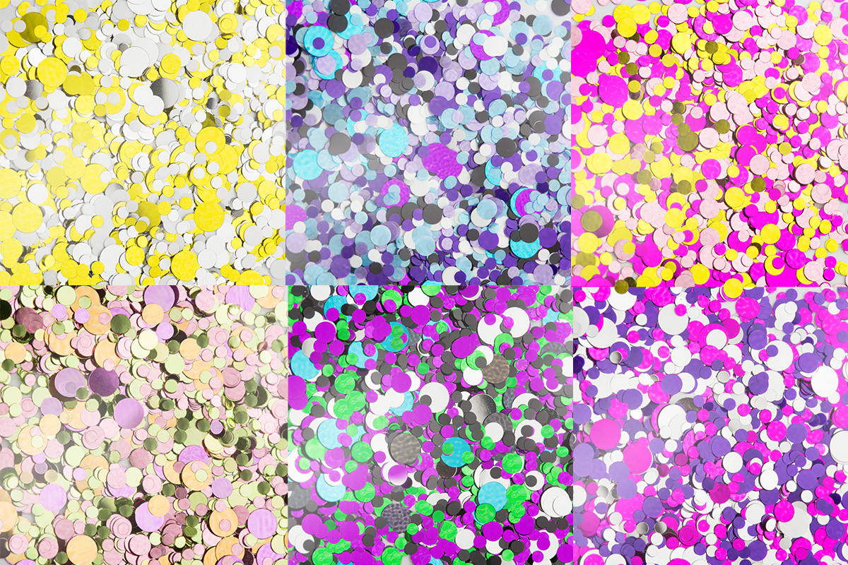 PNS24 Glitter Set - Chrome sequins