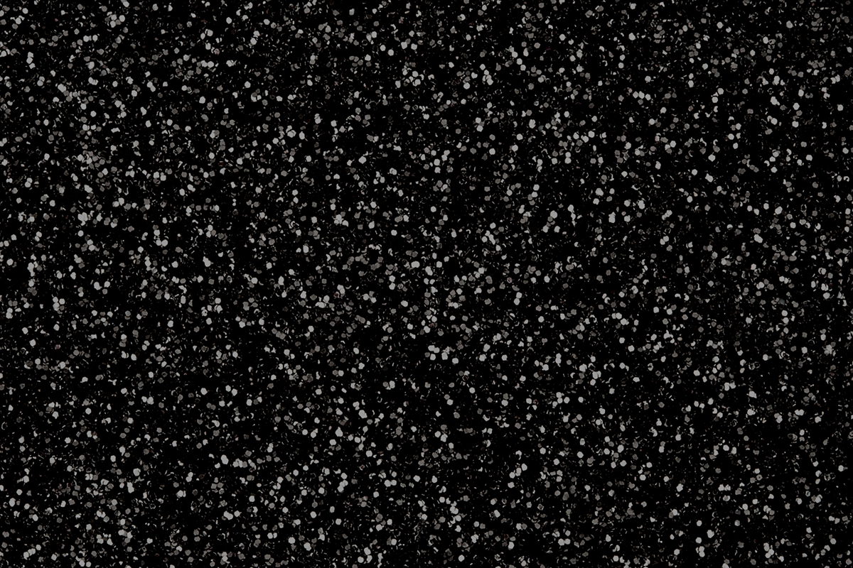 Jolifin glitter powder pure black