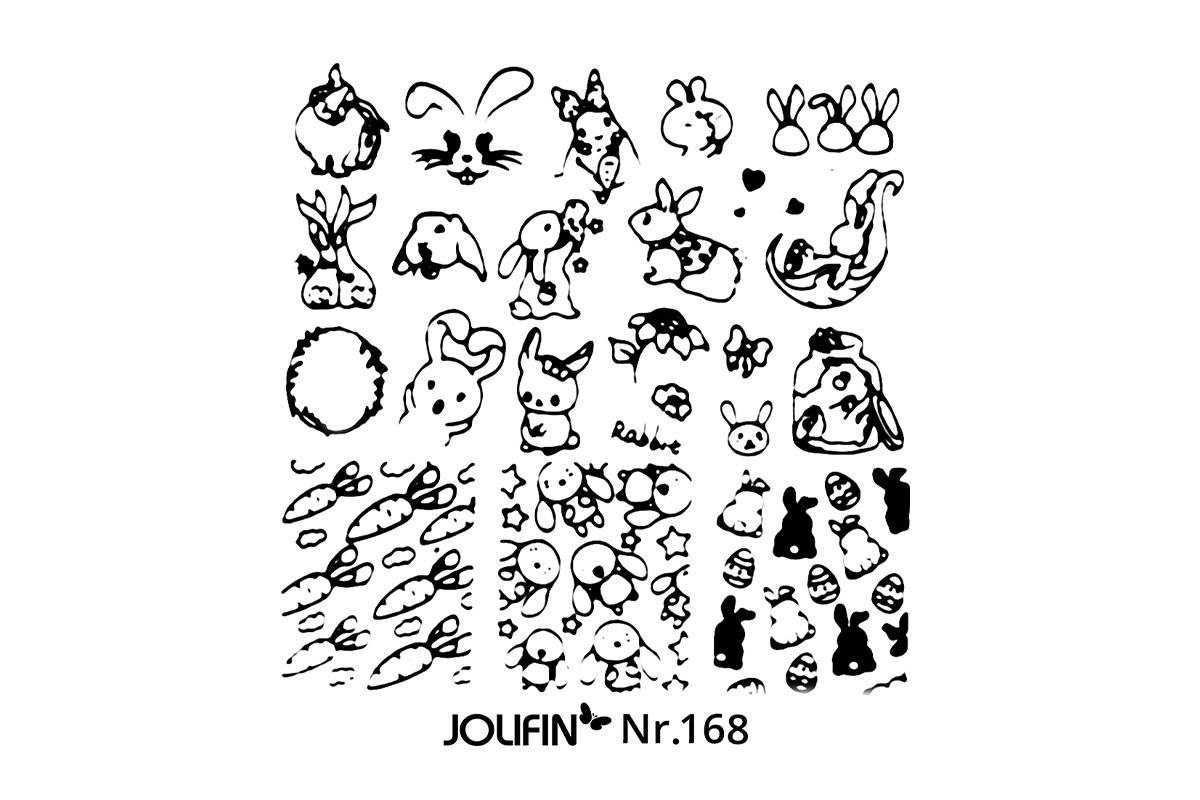 Jolifin Stamping-Schablone Nr. 174