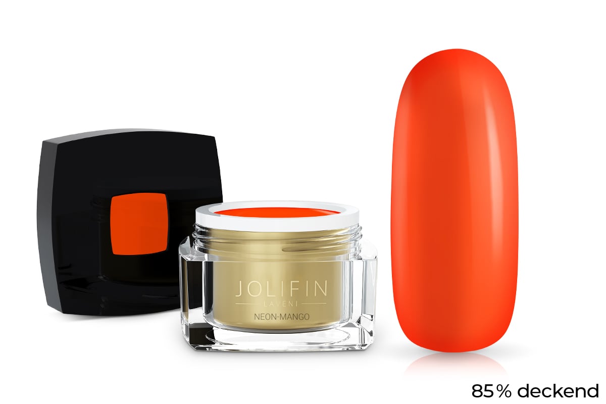 Jolifin LAVENI colour gel - neon mango 5ml