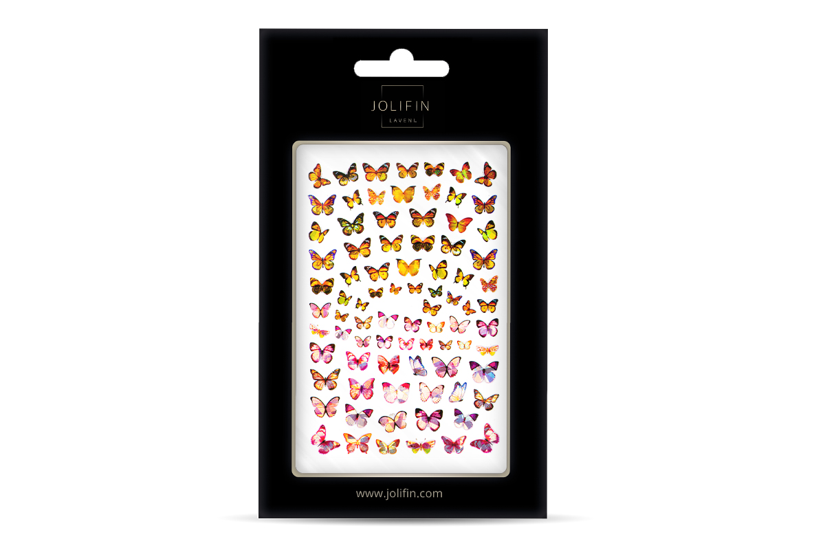 Jolifin LAVENI XL Sticker - Butterfly Hologram No. 6