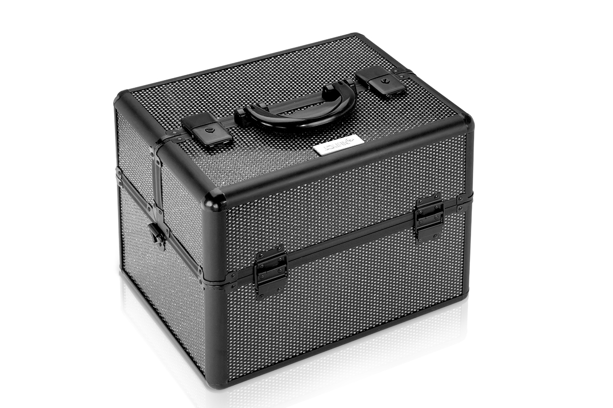Jolifin Mobile Cosmetic Case black glitter