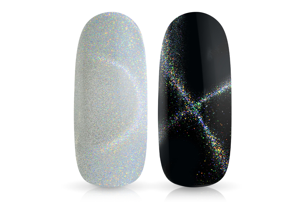 Jolifin LAVENI Shellac - Top-Coat without sweat layer Cat-Eye Unicorn 10ml