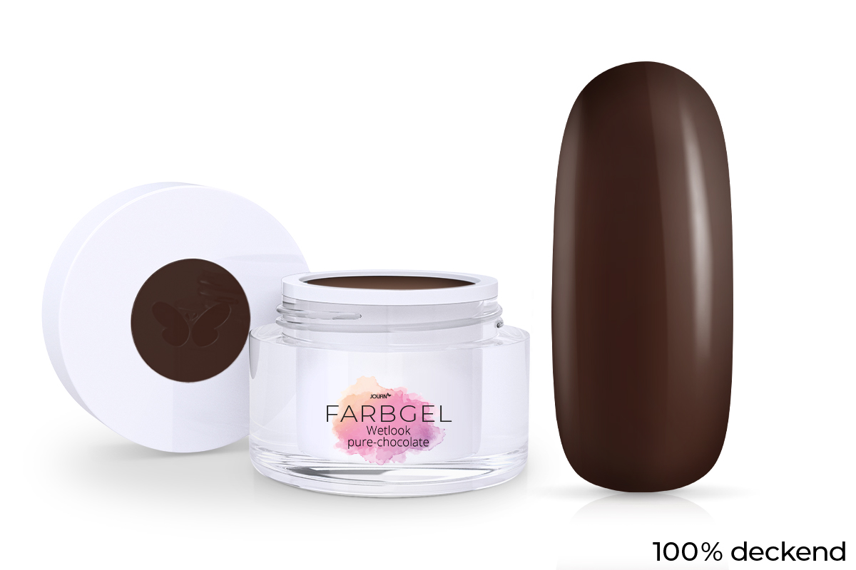 Jolifin Wetlook colour gel pure-chocolate 5ml