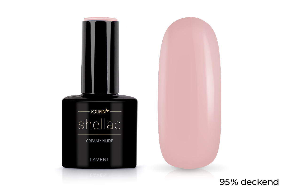 Jolifin LAVENI Shellac - creamy nude 10ml