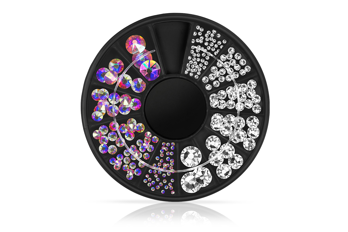 Jolifin LAVENI Rhinestone Display - clear & iridescent