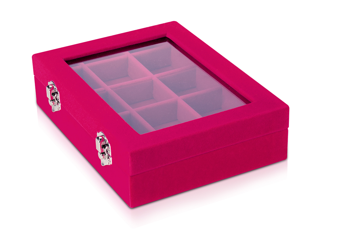 Jolifin presentation case - velvet pink