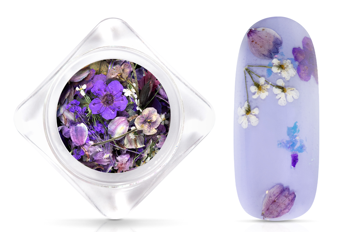Jolifin Dried Flowers - Mini flowers violet mix