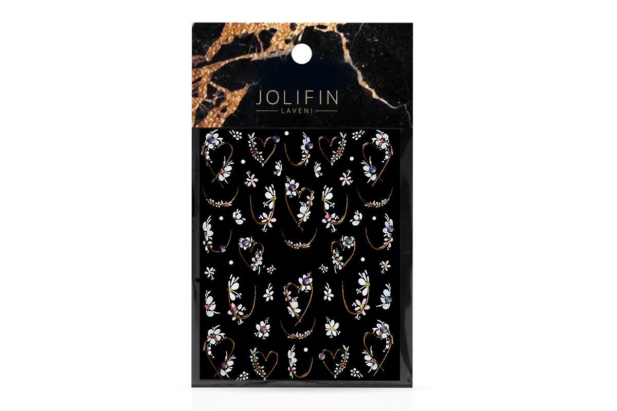 Jolifin LAVENI Strass-Sticker - Nr. 6