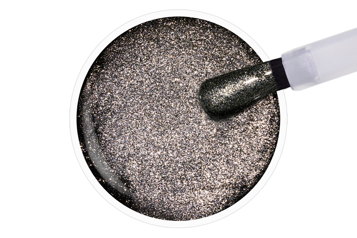 Jolifin LAVENI Shellac - Cat-Eye black 10ml
