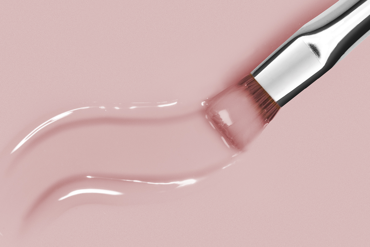 Jolifin LAVENI - No File Aufbau-Gel mittel make-up rosé 15ml
