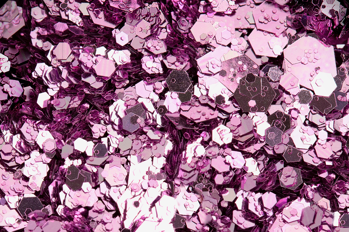Jolifin LAVENI Sparkle Glitter - pastel rose