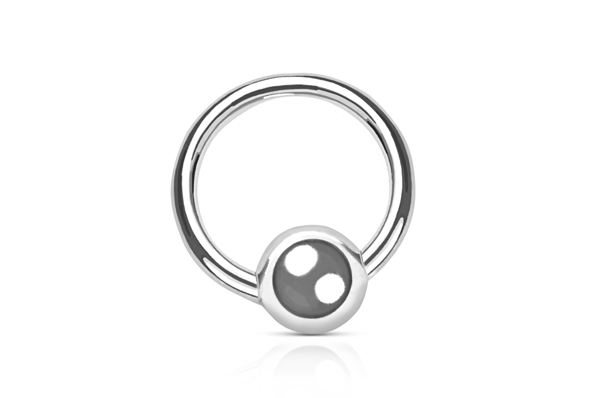 Jolifin nail piercing silver