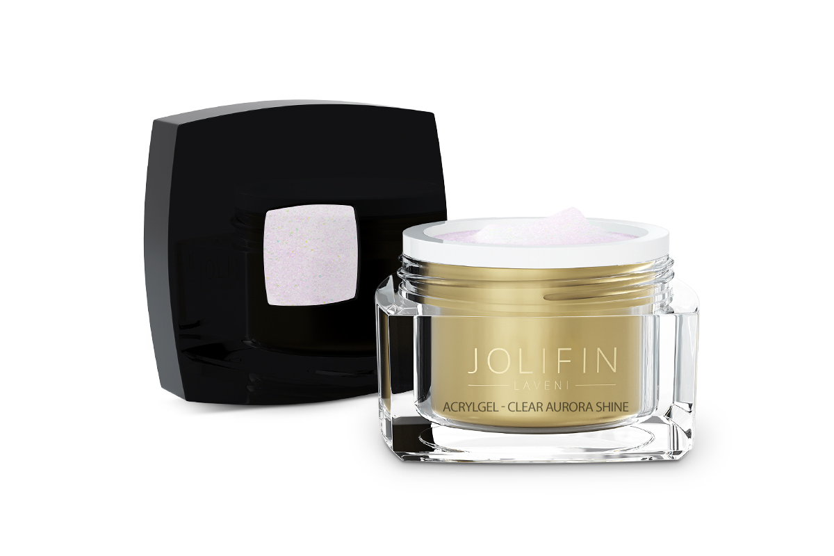 Jolifin LAVENI AcrylGel - clear aurora shine 15ml