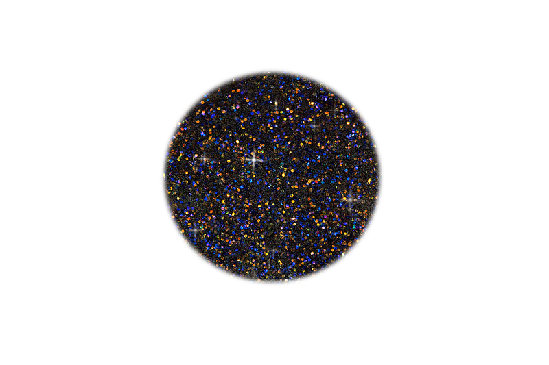 Jolifin Acrylic Colour Powder - black Glitter 5g