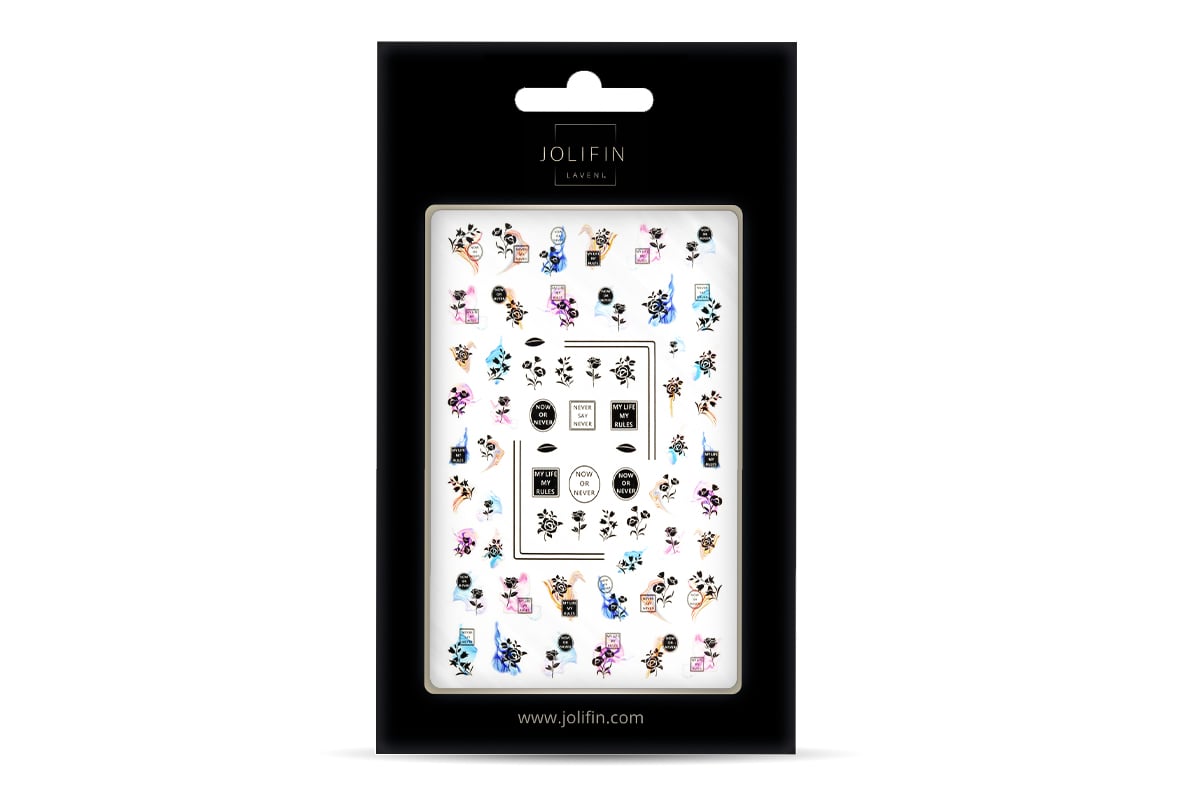 Jolifin LAVENI XL Sticker - Flowers No. 29