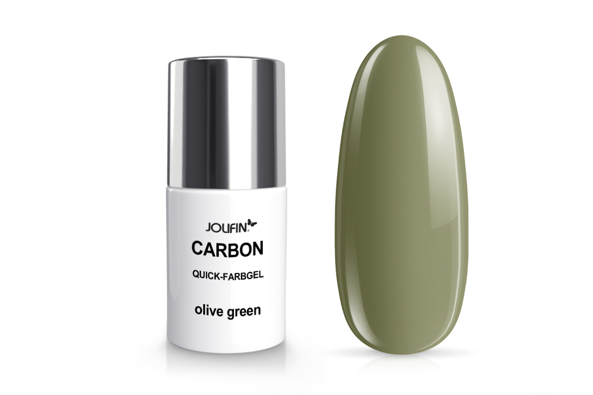 Jolifin Carbon Quick colour gel - olive green 11ml