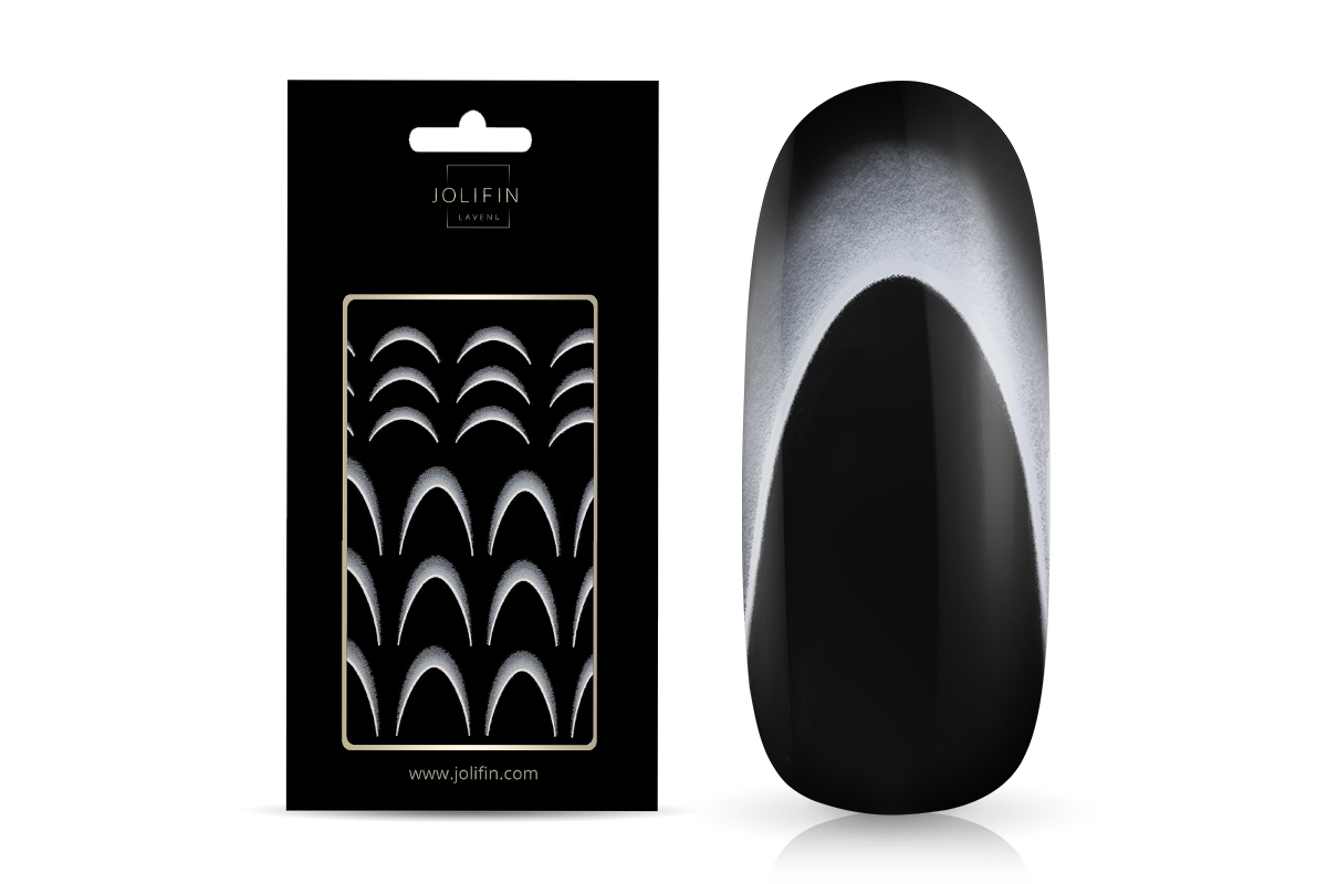 Jolifin LAVENI XL Sticker - Ombre French white