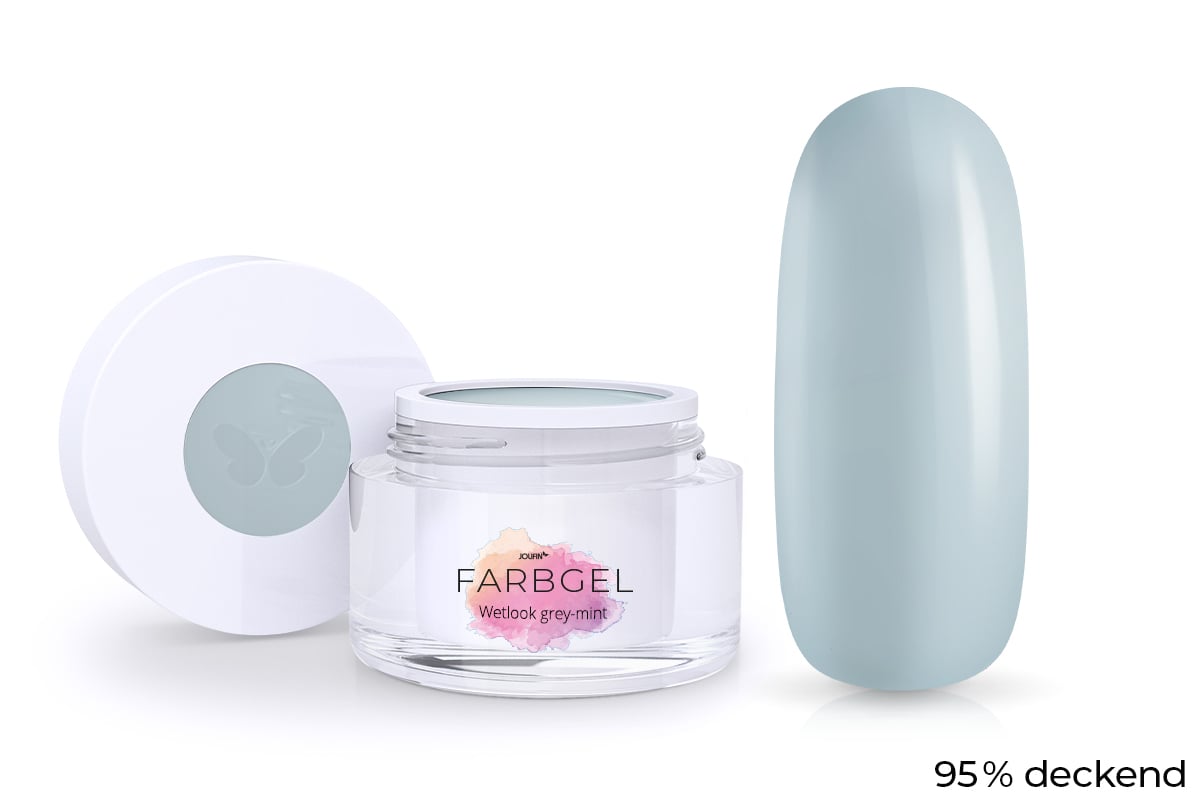 Jolifin Wetlook colour gel grey-mint 5ml