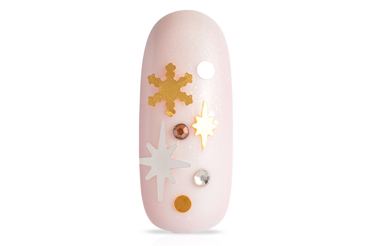 Jolifin Inlay & Rhinestone Display XL - gold & silver