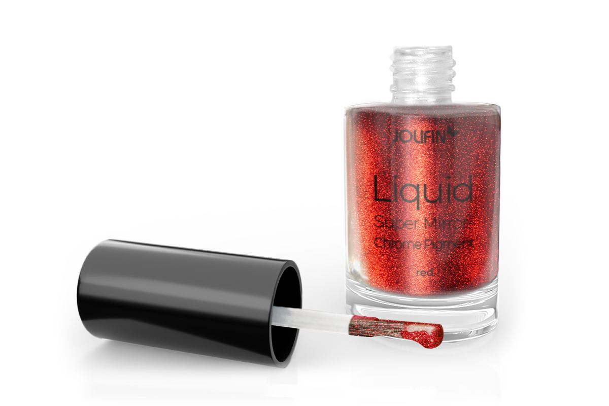 Jolifin Liquid Super Mirror-Chrome Pigment - deep red 6ml