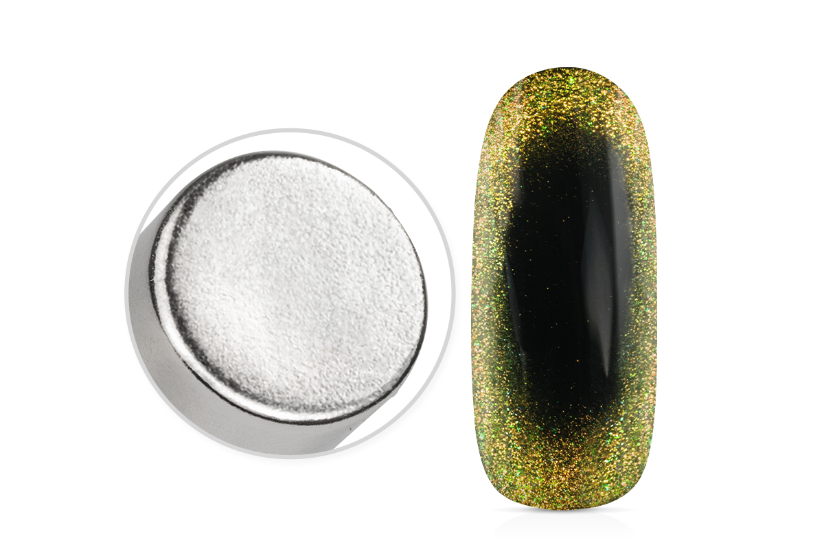 Jolifin Nature Pinsel - 2in1 Cat-Eye-Magnet & Oval Gr. 8