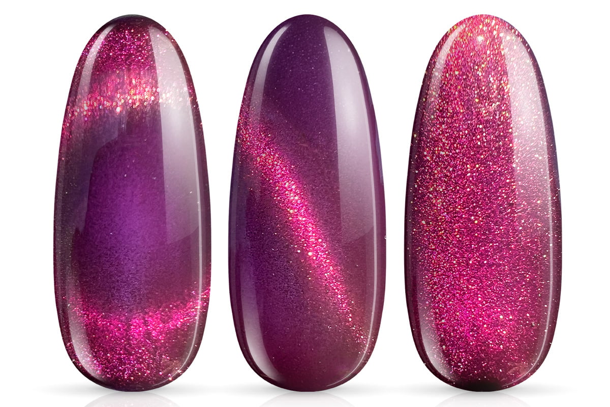 Jolifin LAVENI Shellac - 9D Cat-Eye fruity berry 10ml
