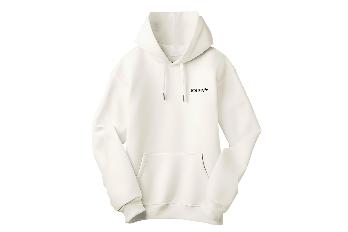 Jolifin Pullover Hoodie Off-White - Gr. S