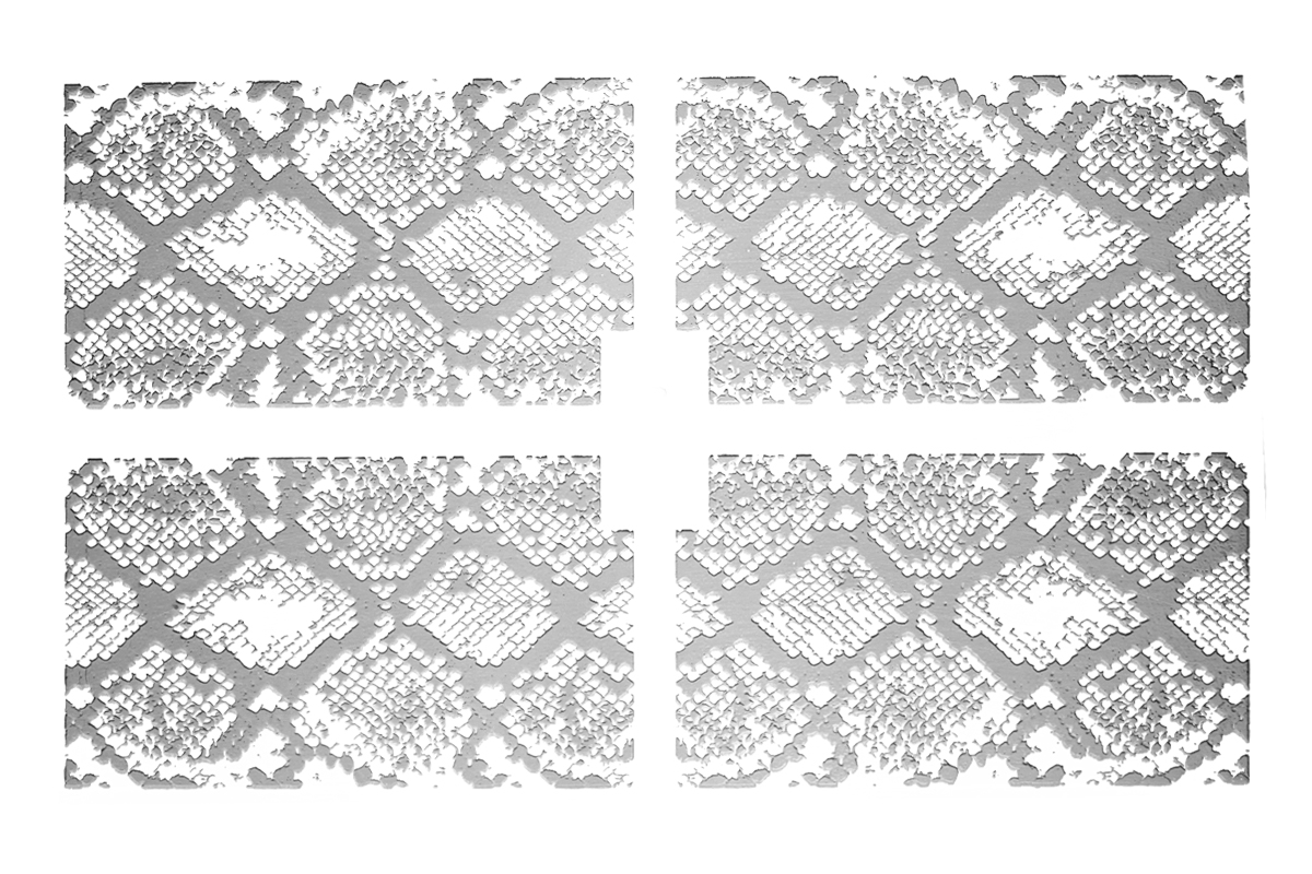 Jolifin LAVENI XL Sticker - Animalprint Silver No. 2