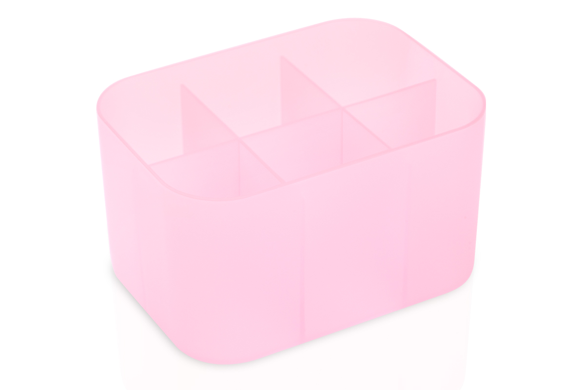 Jolifin brush & file storage - pink 6 pieces