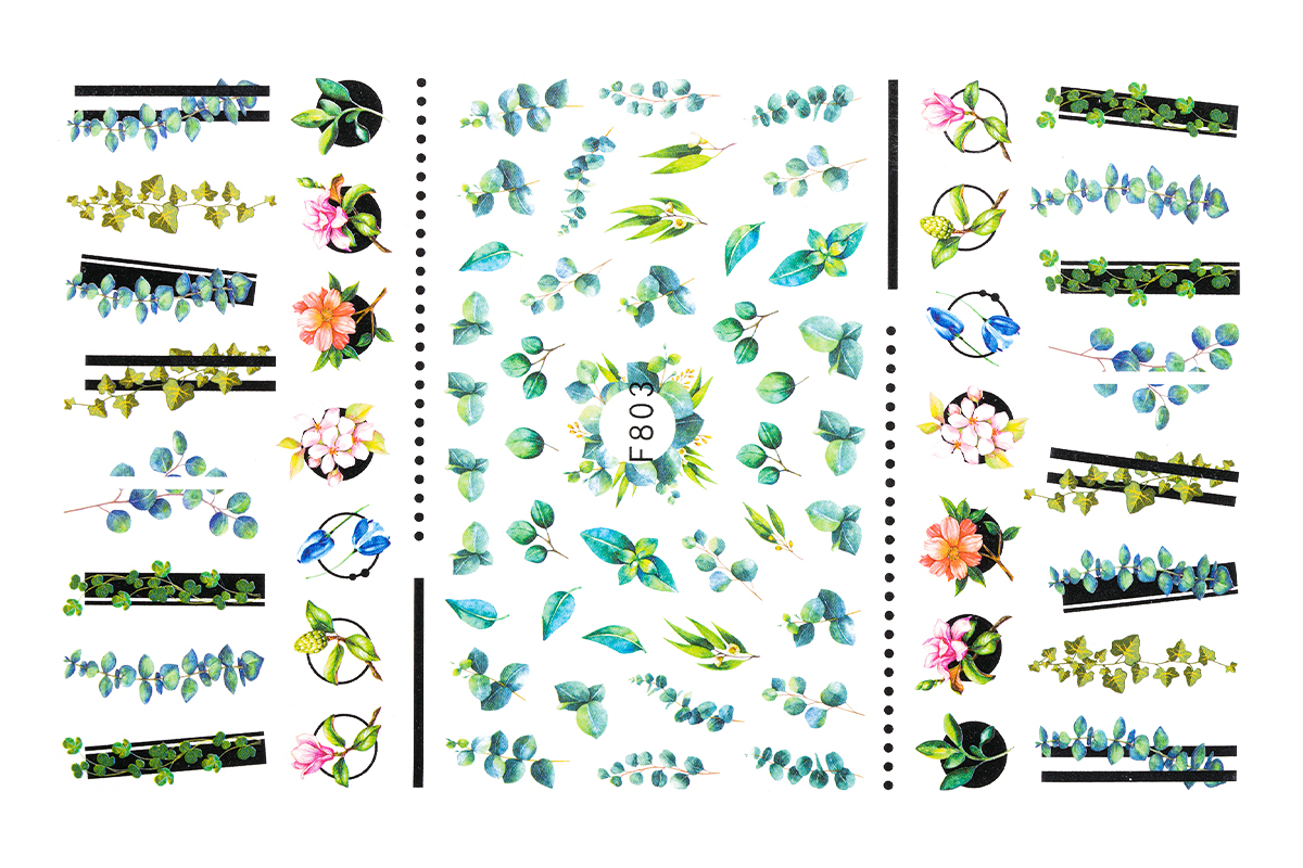 Jolifin LAVENI XL Sticker - Flowers No. 40