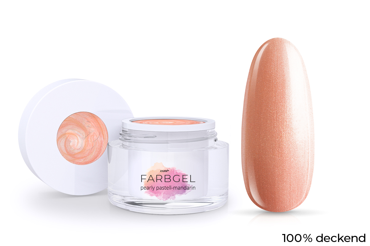 Colour gel pearly pastel mandarin 5ml