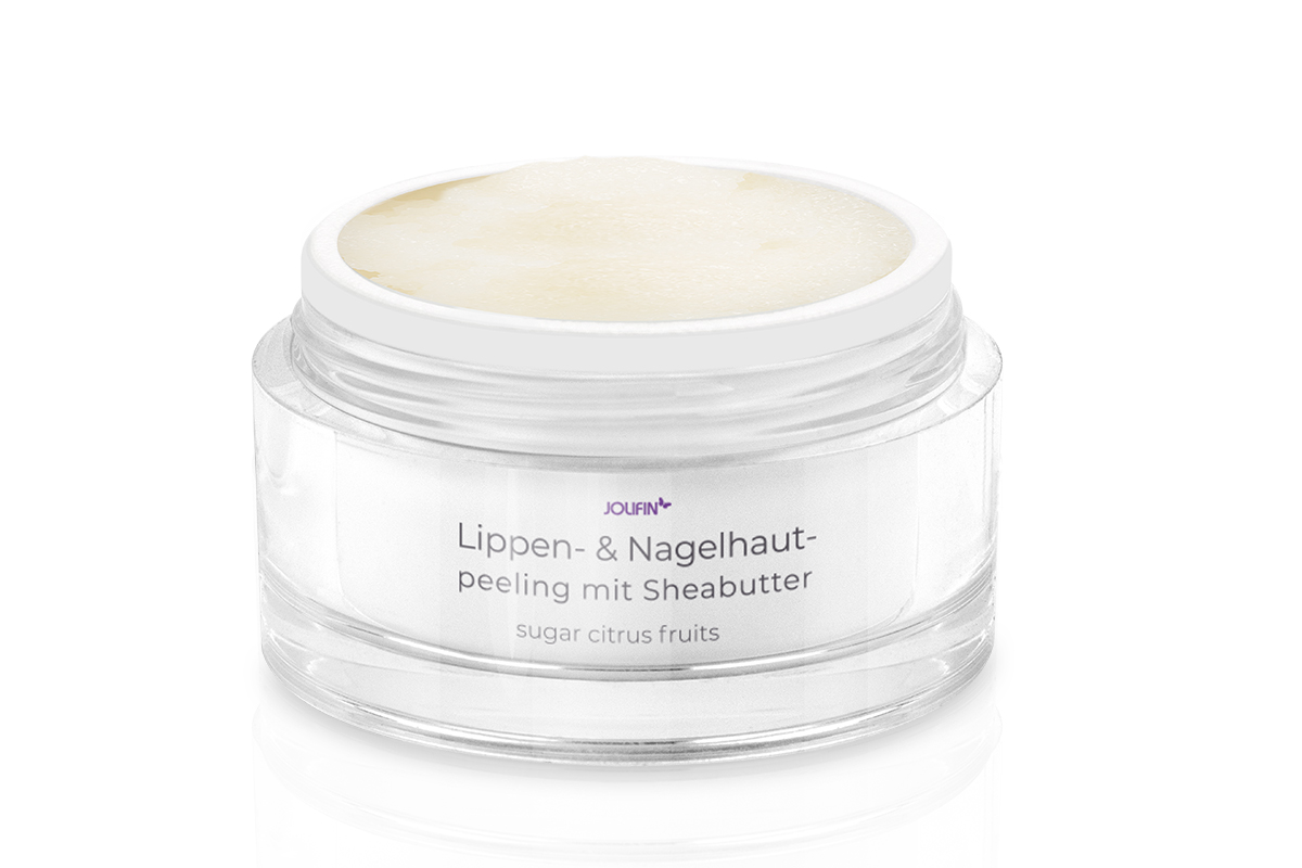 Jolifin lip & cuticle scrub with shea butter - sugar citrus fruits 12ml