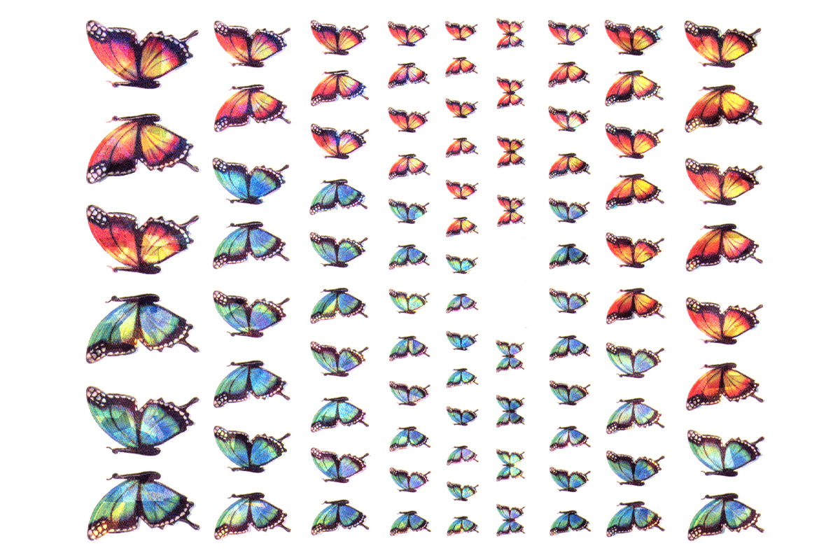 Jolifin LAVENI XL Sticker - Butterfly Hologram No. 8