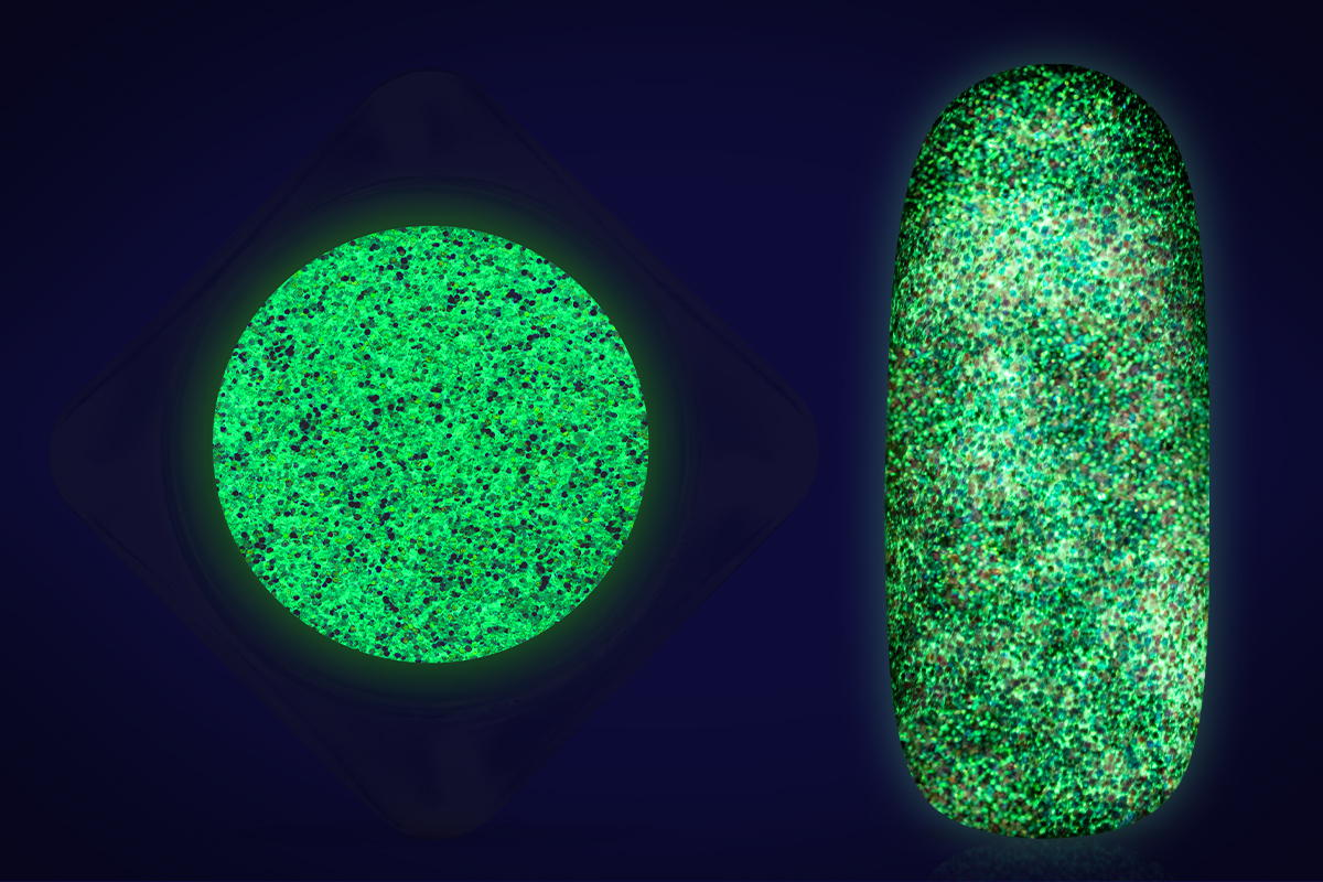 Jolifin Nightshine glitter powder - dragonfruit pink